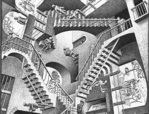 M.C. Escher Relativity (1953) ©National Gallery of Art, Washington, DC