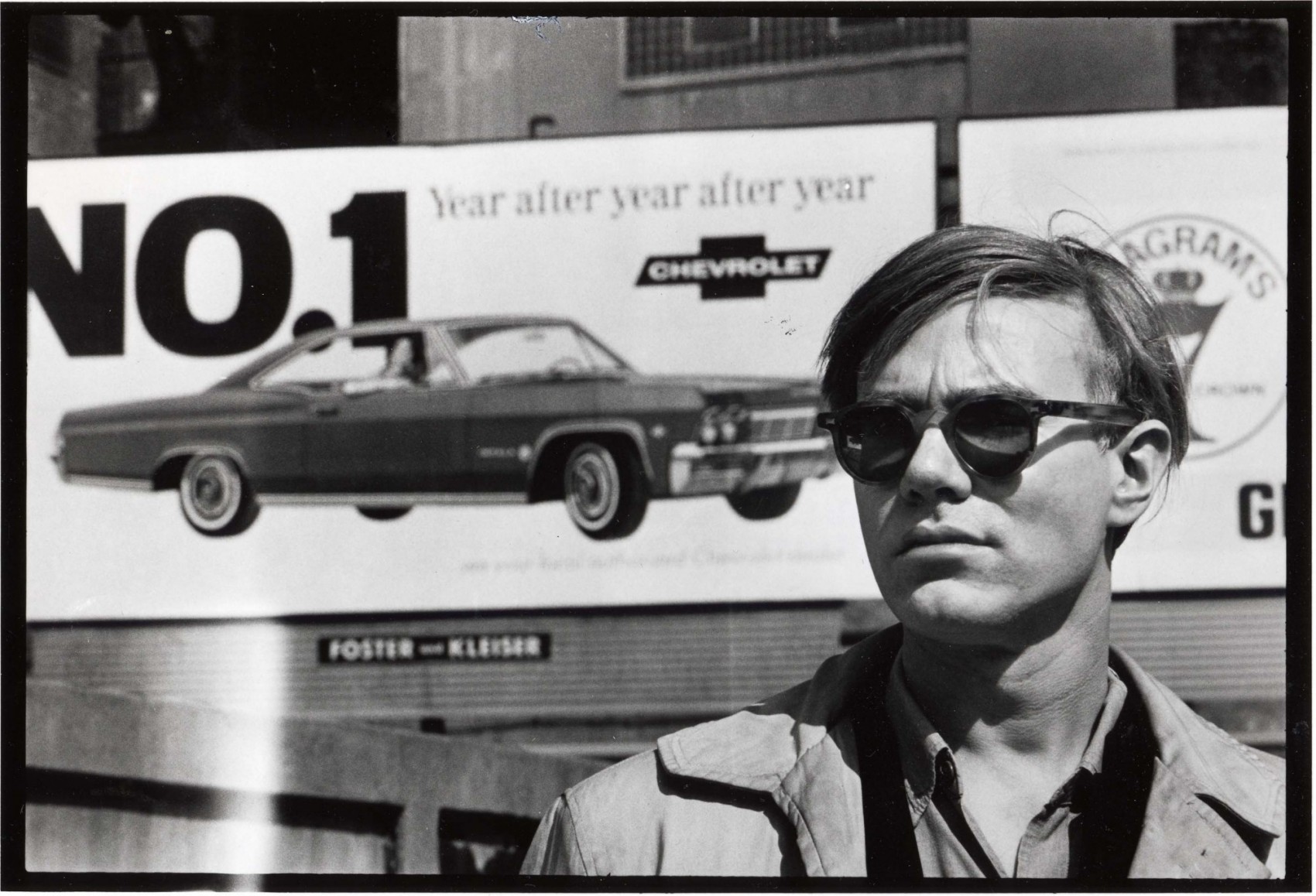 Andy Warhol at the Factory, New-York City, 1964, photo by David McCabe