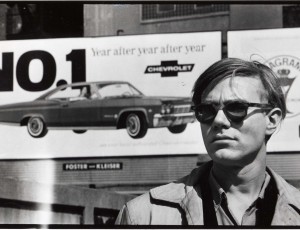 Andy Warhol at the Factory, New-York City, 1964, photo by David McCabe