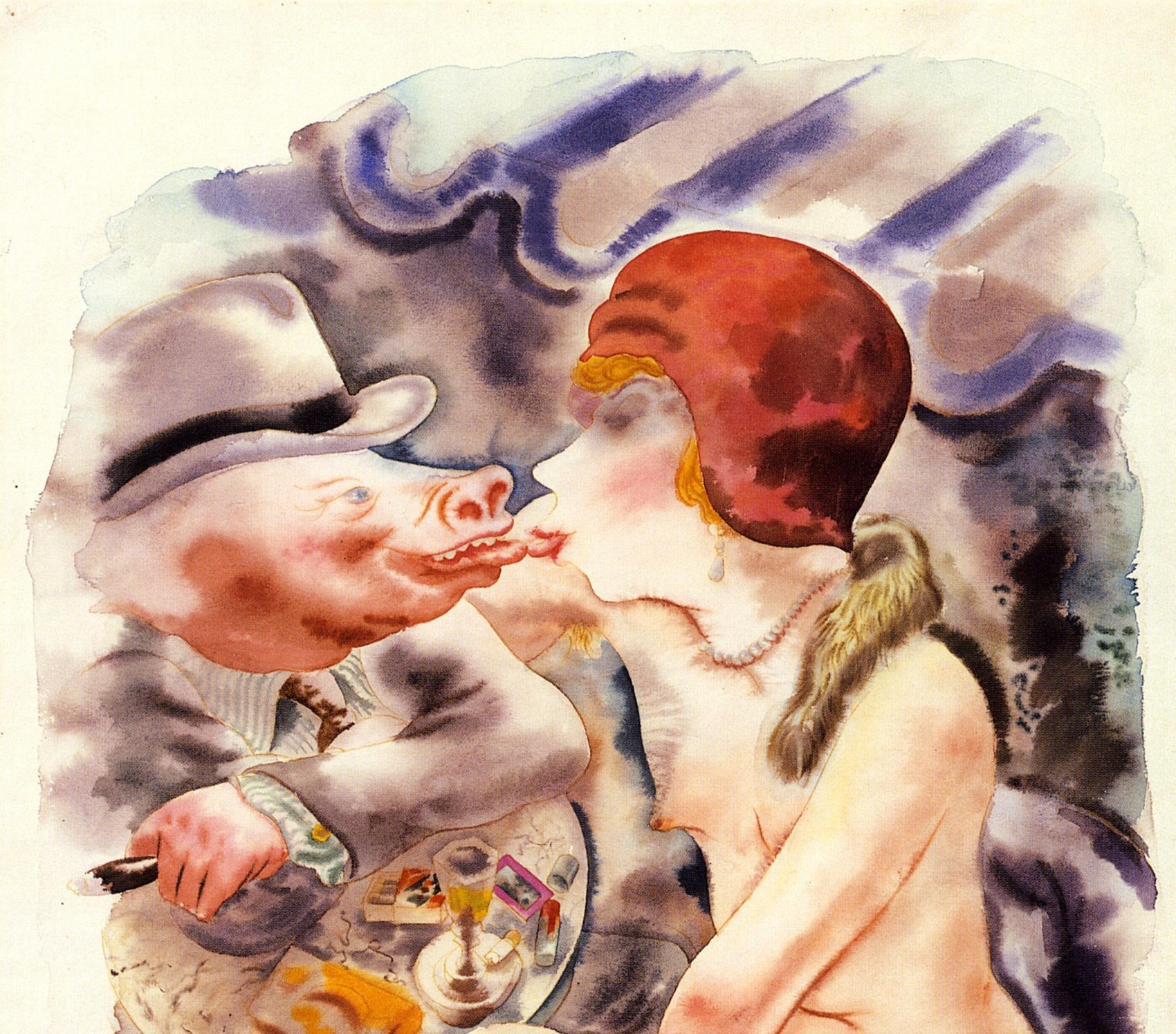 George Grosz Circe (1927), dettaglio ©MoMA, New York