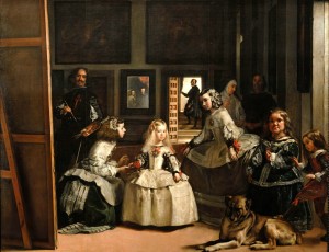 Diego Velázquez Las Meninas (1656), particolare