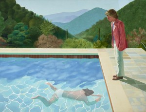 "PORTRAIT OF AN ARTIST (POOL WITH TWO FIGURES)" 1972
ACRYLIC ON CANVAS
84 X 120"
© DAVID HOCKNEY
PHOTO CREDIT: ART GALLERY OF NEW SOUTH WALES/JENNI CARTER