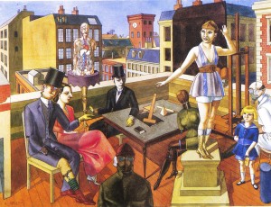 Rudolf Schlichter The rooftop studio, 1922 ®Galerie Nierendorf, Berlino