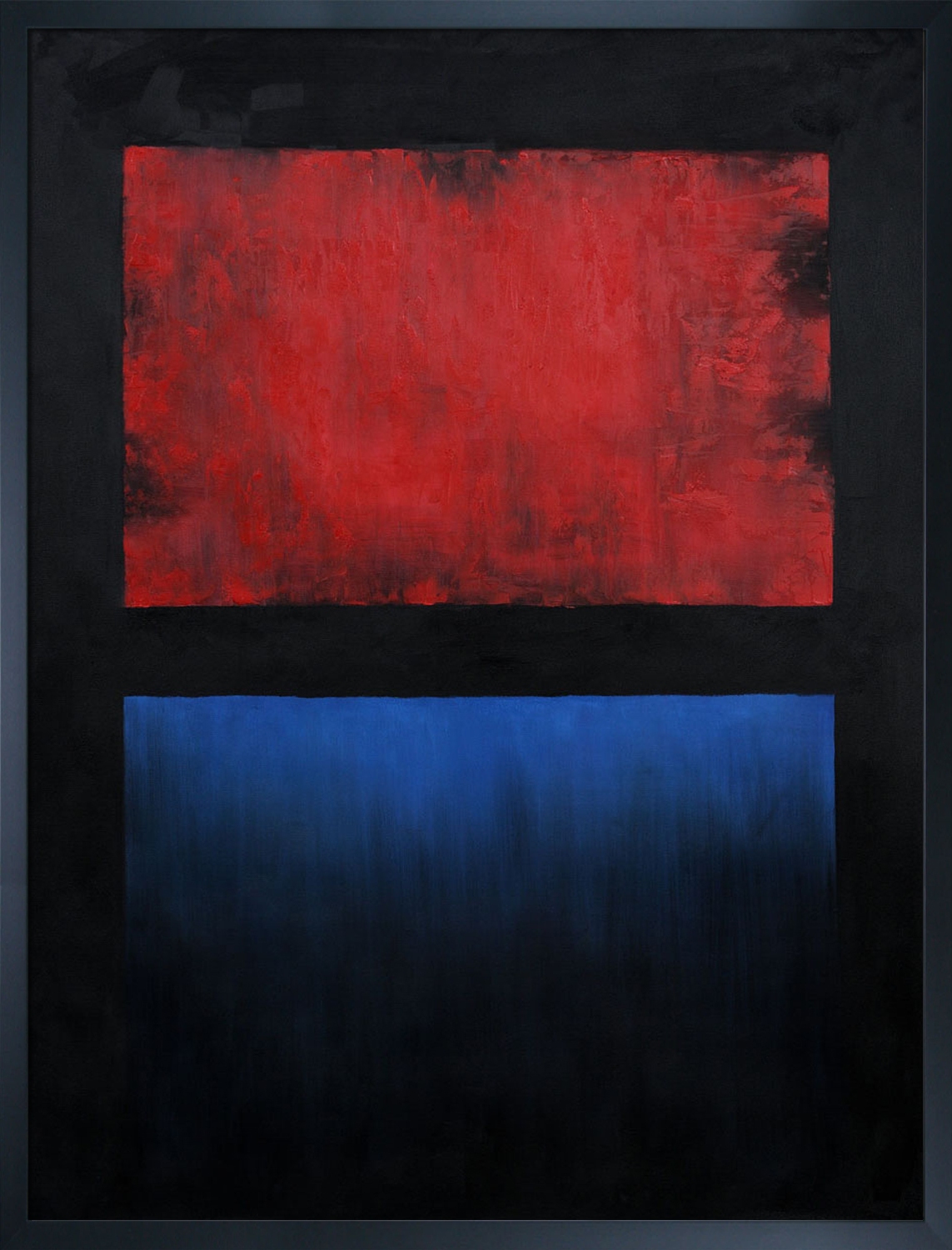 Mark Rothko No. 14 Red blue over black (1960)