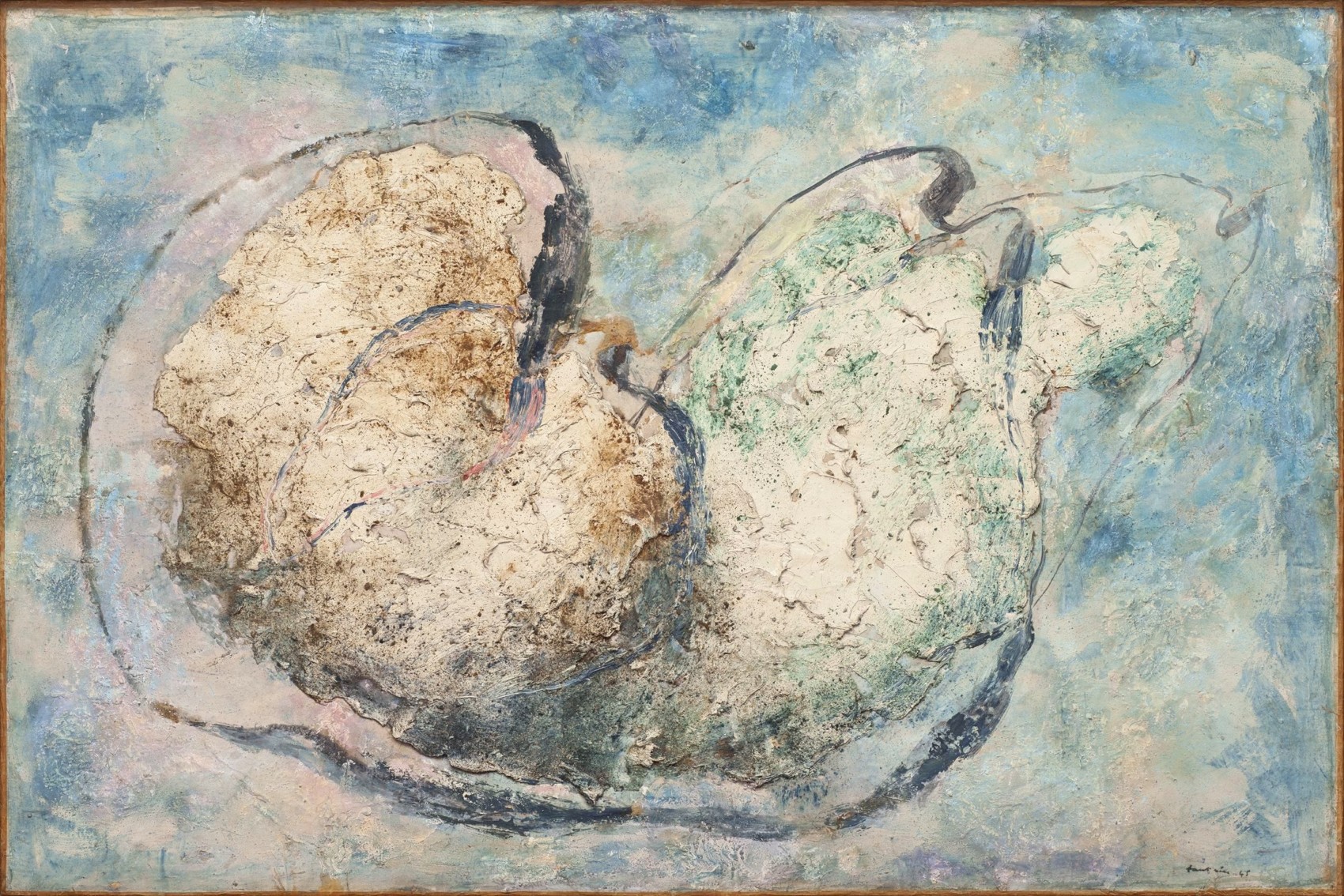 Jean Fautrier Dépouille, 1945 ©The Panza Collection, MoCA, Los Angeles