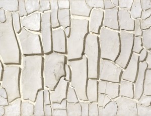 ©Alberto Burri – Cretto bianco (1974)