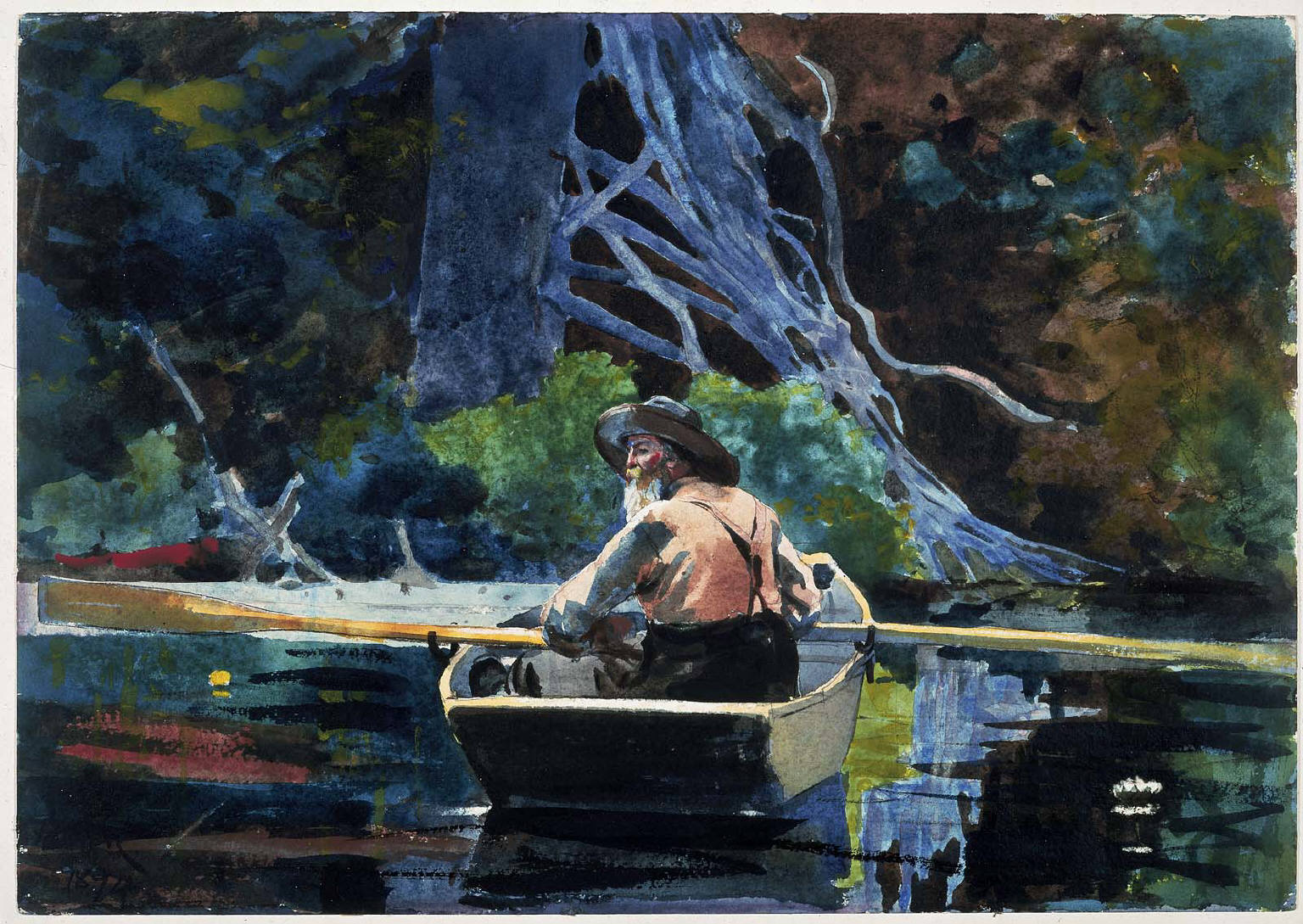 Winslow Homer The Adirondack Guide (1894) Museum of Fine Arts, Boston, USA