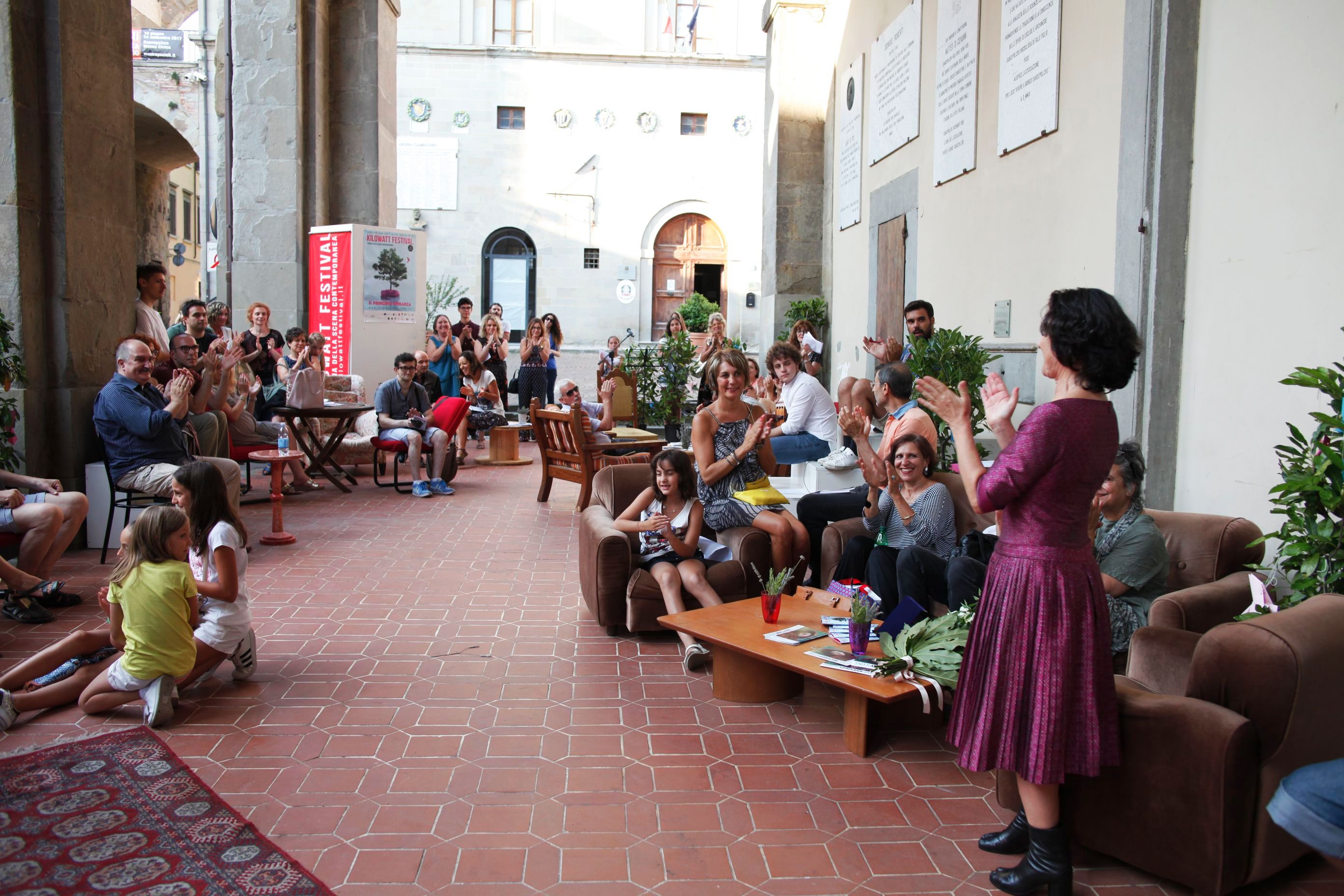 Lettura pubblica Miniature Campianesi: i cittadini di Sanspolcro per Ermanna Montanari. Foto ©Luca Del Pia