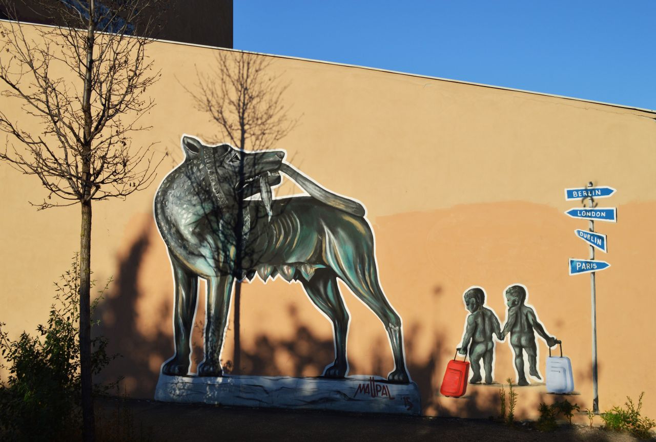 Maupal Esodati (2015), in Via dei Quintili al Quadraro. Foto ©Cecilia Cicci