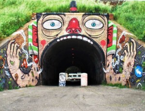 Mr. THOMS RisucchiAttore (2012), Tunnel del Quadraro.  Foto ©Giulia Iani