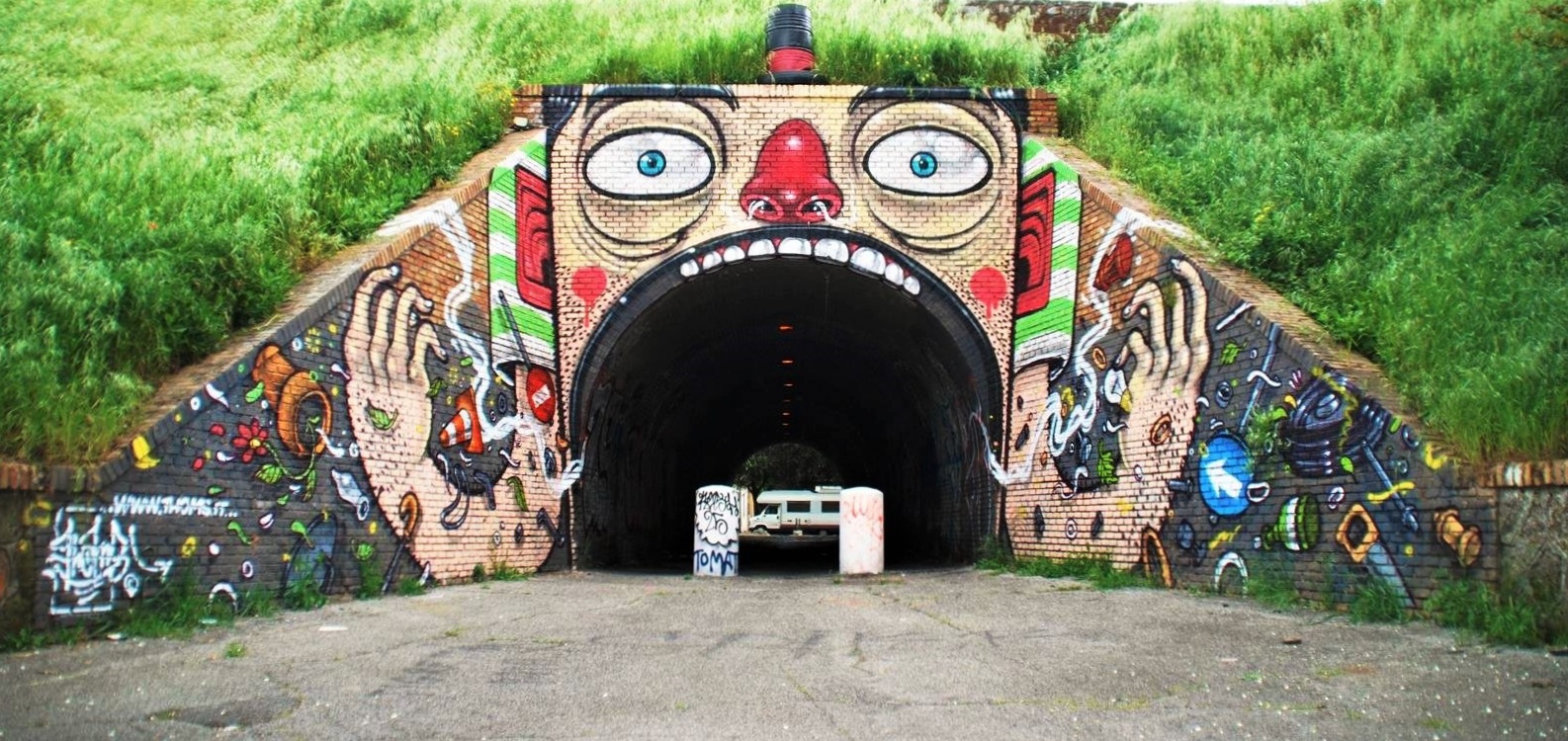 Mr. THOMS RisucchiAttore (2012), Tunnel del Quadraro.  Foto ©Giulia Iani