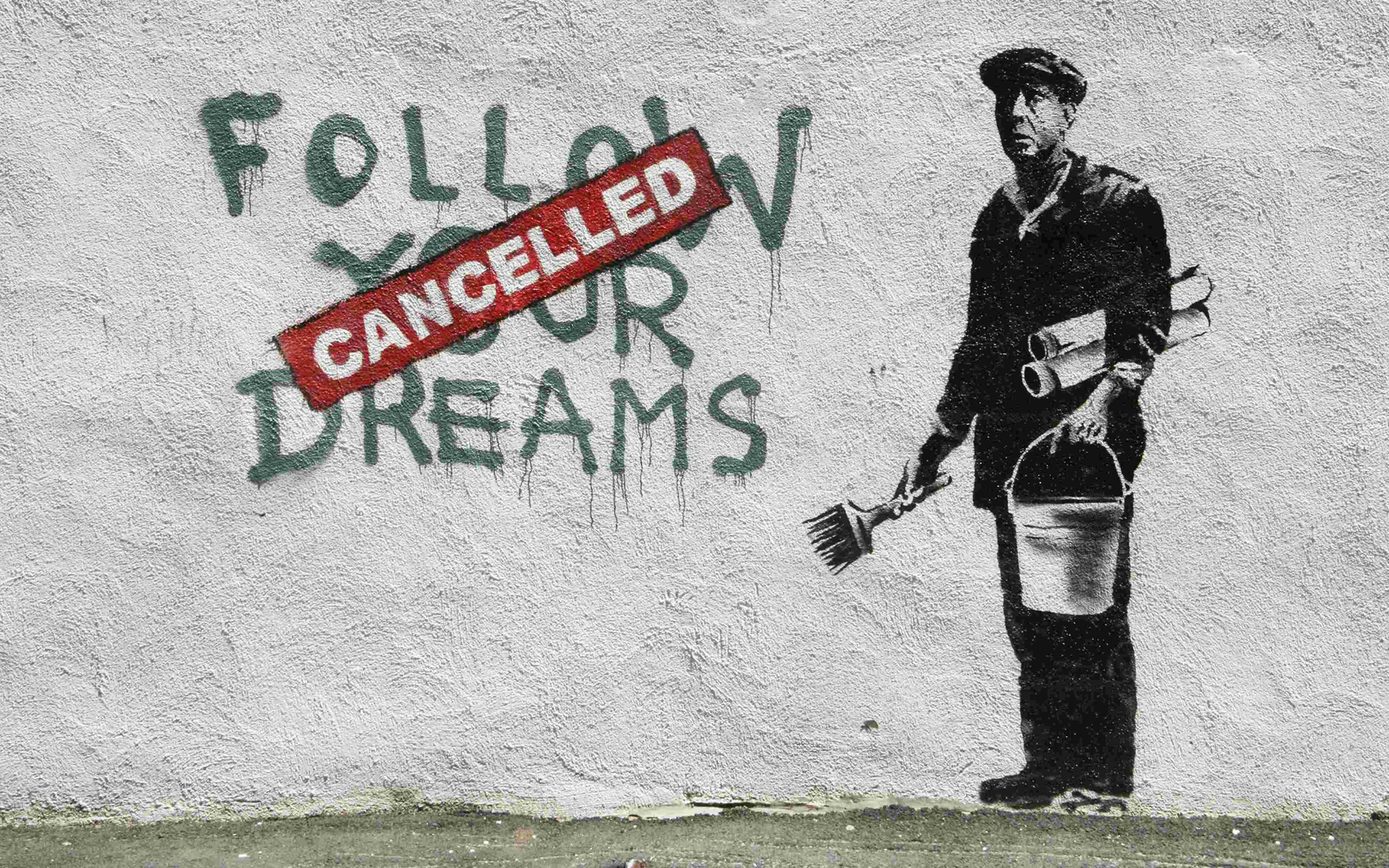 Banksy Follow your dreams (2010). Boston, Massachusetts