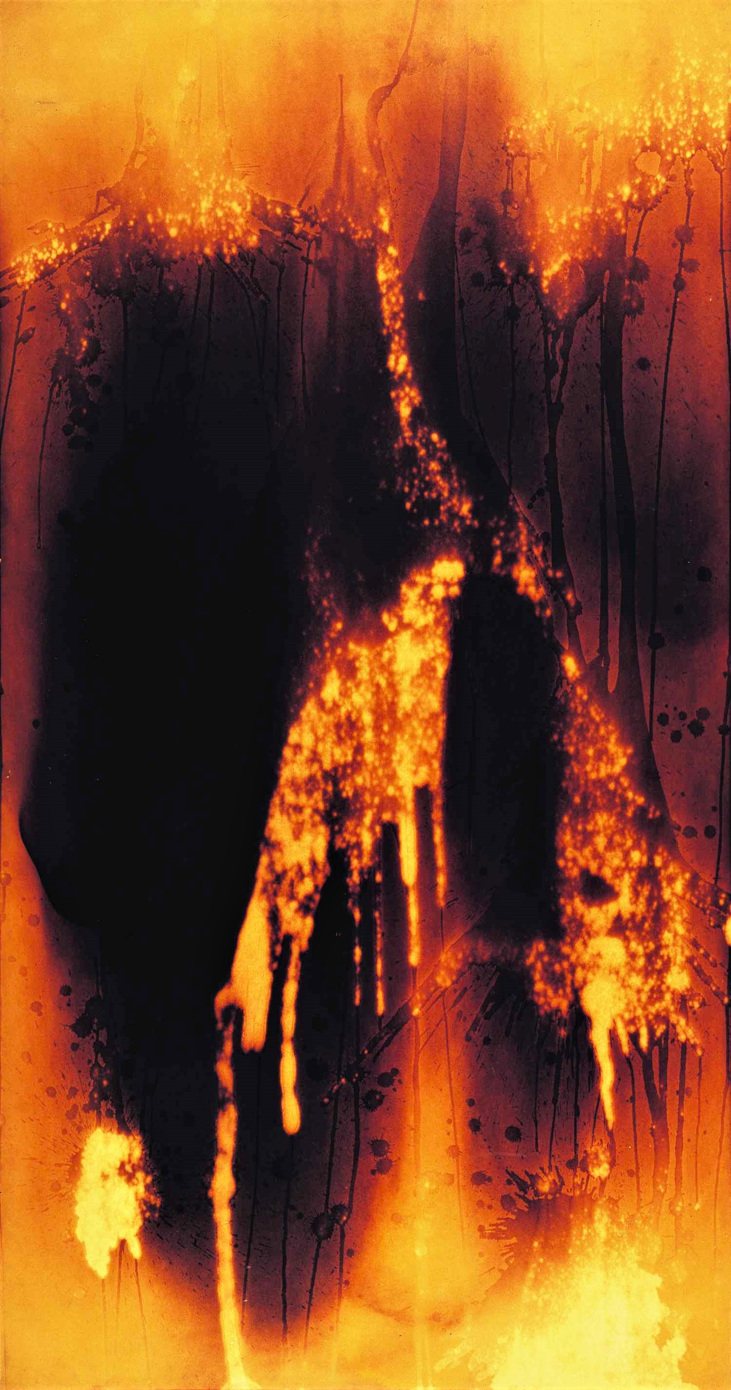 Yves Klein Untitled Fire Painting (F 27 I) (1961). ©Yves Klein, ADAGP, Parigi