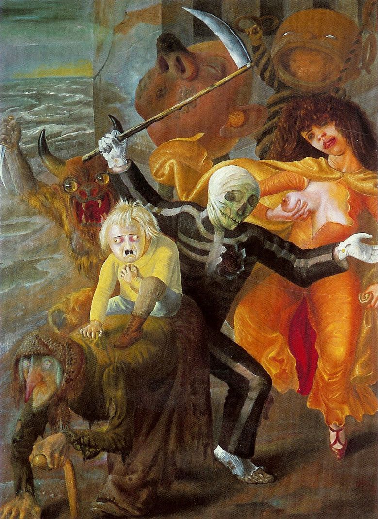 Otto Dix Sette peccati capitali (1933). ©Staatliche Kunsthalle, Karlsruhe, Germania