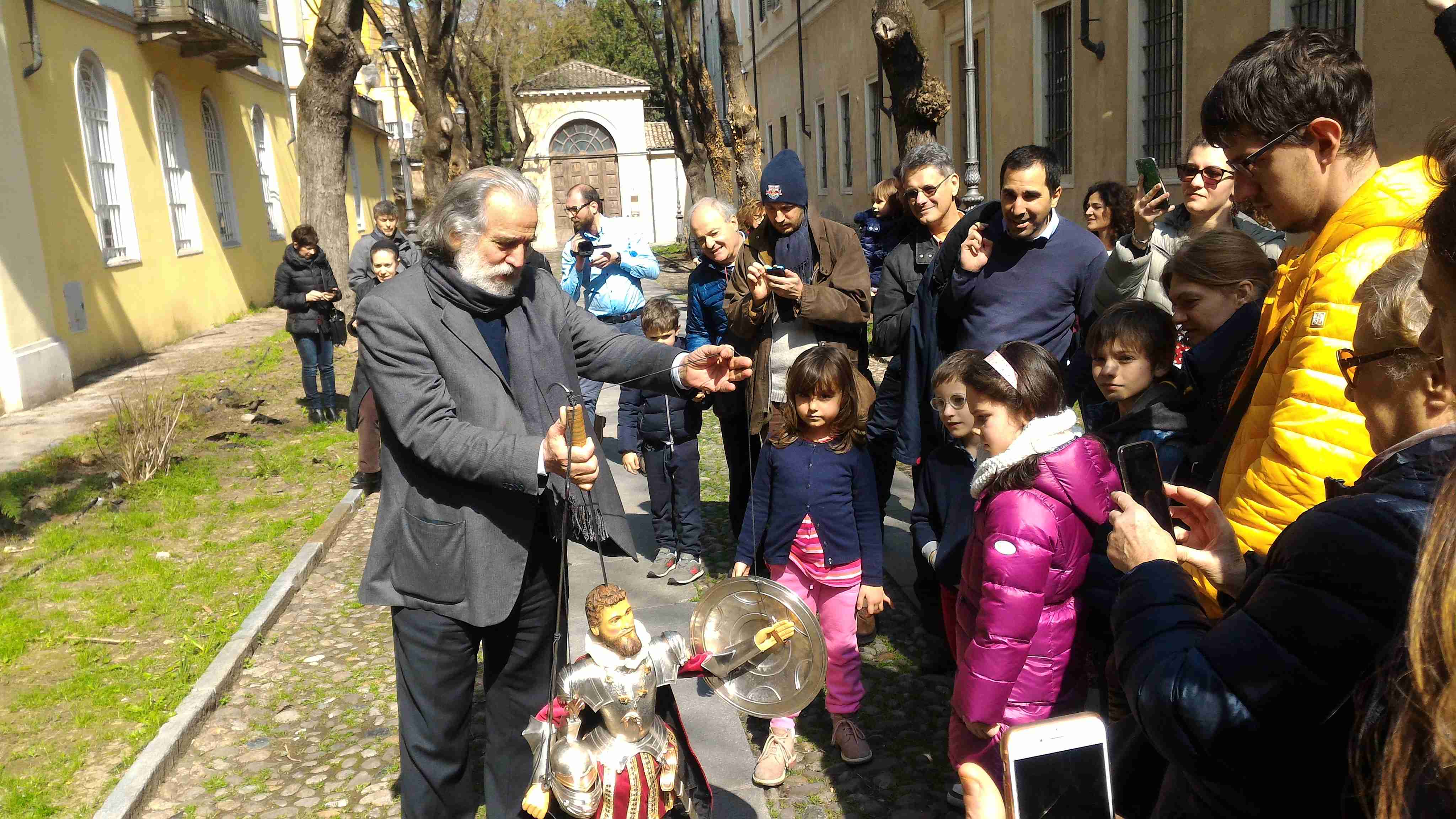 Mimmo Cuticchio e Ranuccio Farnese. Foto ©Giulio Sonno