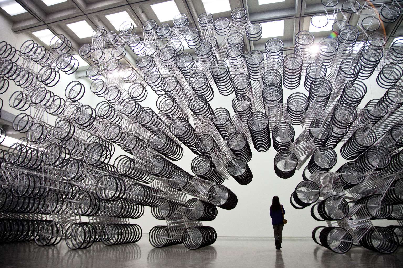 Ai Weiwei Forever Bicycles (2011). Taipei Fine Arts Museum ©Ai Weiwei