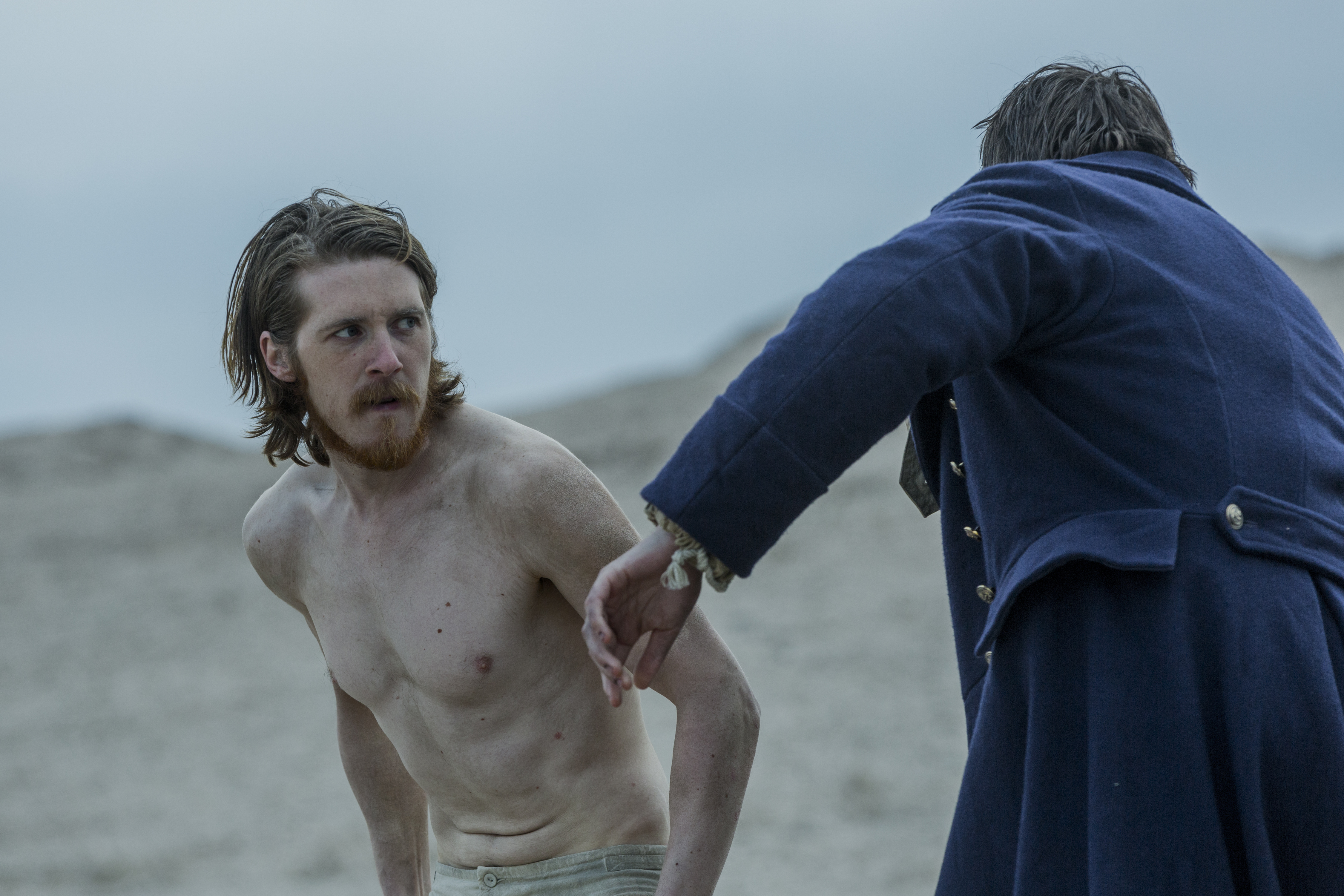 Adam Nagaitis as Cornelius Hickey, Ronan Raftery as Lt. John Irving - The Terror _ Season 1, Episode 7 - Photo Credit: Aidan Monaghan/AMC